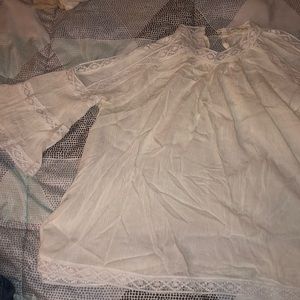 Mustard Seed bell sleeve top